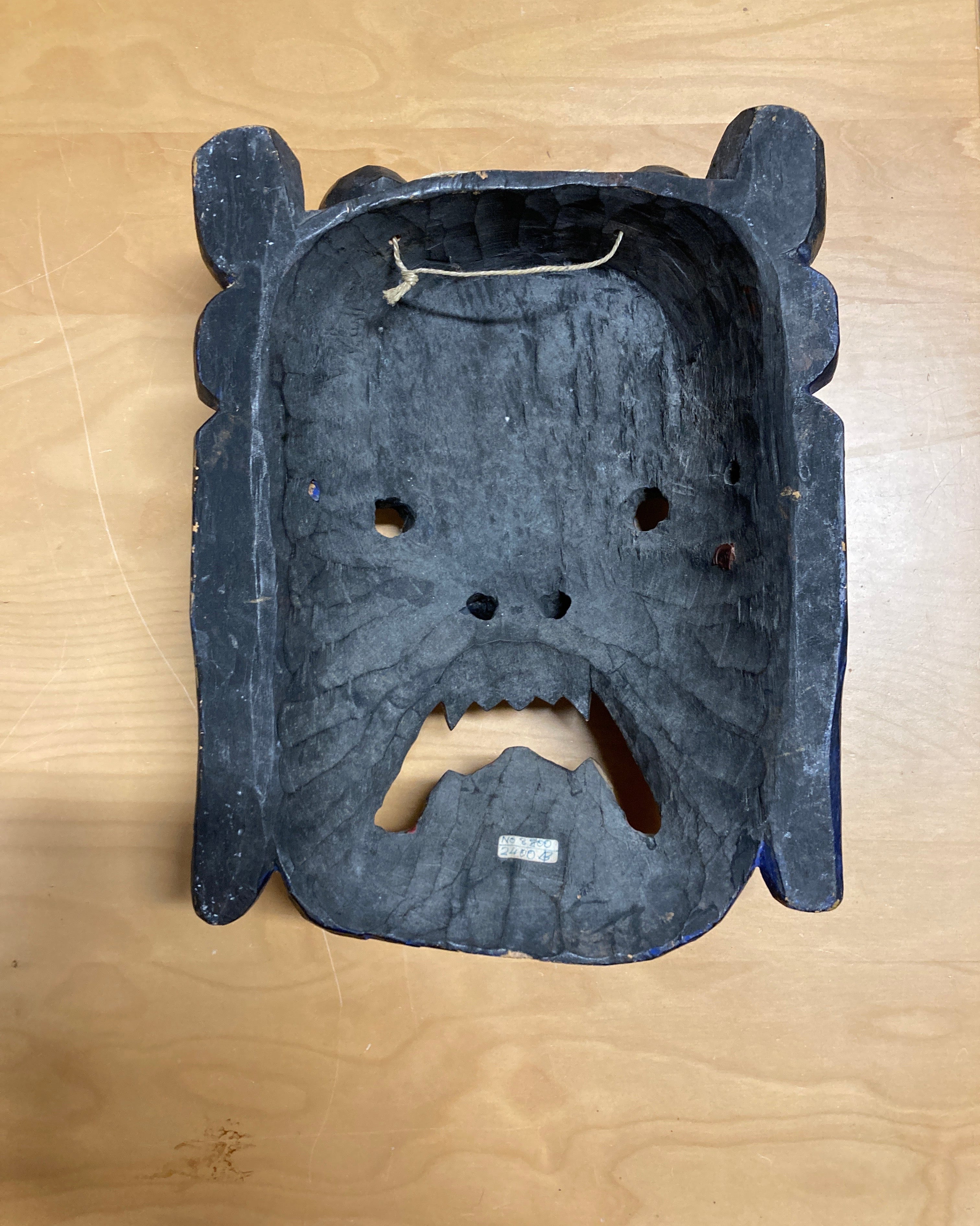 Træ maske